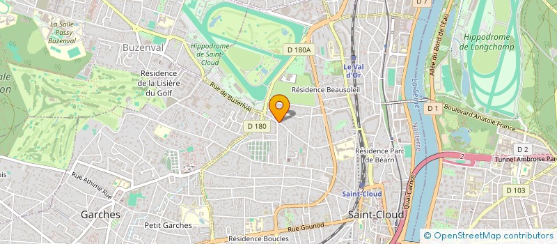 localisation de l'entreprise SYND COPRO 84 R BUZENVAL à SAINT-CLOUD