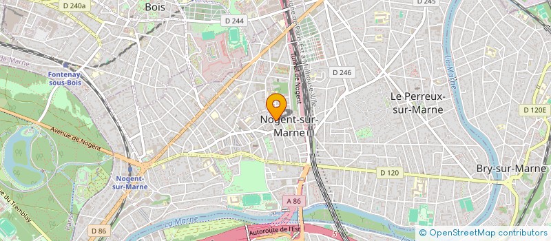 localisation de l'entreprise SYND COPRO 86 RUE DES HEROS NOGENTAIS à NOGENT-SUR-MARNE
