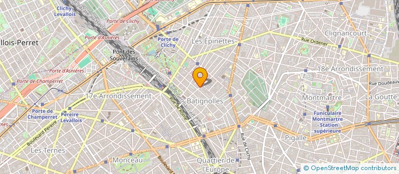 localisation de l'entreprise SYND COPRO 87 R LEGENDRE  PARIS