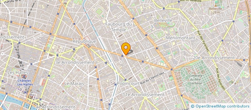 localisation de l'entreprise SYND COPRO 88 B AV PARMENTIER  PARIS
