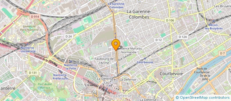 localisation de l'entreprise SYND COPRO 89 MISSION MARCHAND à COURBEVOIE