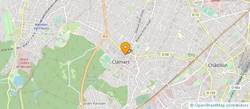 localisation de l'entreprise SYND COPRO 9 A 21 AV JEAN JAURES à CLAMART