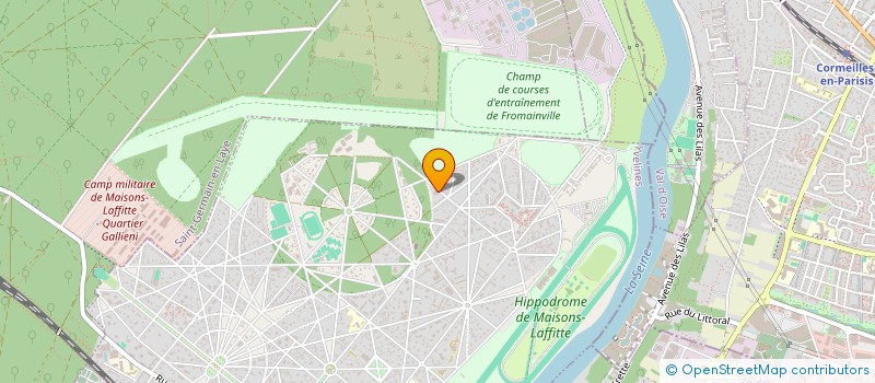 localisation de l'entreprise SYND COPRO 9 AV DAUMESNIL  MAISONS-LAFFITTE