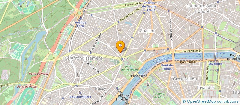 localisation de l'entreprise SYND COPRO 9 AV POINCARRE  PARIS