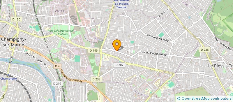 localisation de l'entreprise SYND COPRO 9 BIS BD DU CHATEAU  CHAMPIGNY-SUR-MARNE