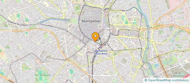 localisation de l'entreprise SYND COPRO 9 R DE LA REPUBLIQUE  MONTPELLIER