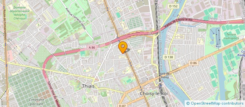 localisation de l'entreprise SYND COPRO 9 R GEORGEON THIAIS à THIAIS
