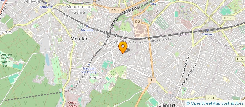 localisation de l'entreprise SYND COPRO 9 R PROFESSEUR CALMETTE à MEUDON