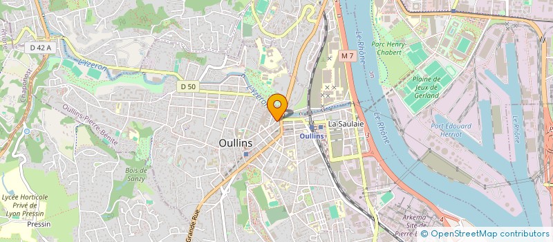 localisation de l'entreprise SYND COPRO 9 RUE BERTHOLEY  OULLINS-PIERRE-BENITE