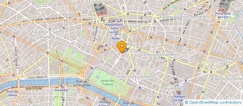 localisation de l'entreprise SYND COPRO 9 RUE DE LA PAIX 75002  PARIS