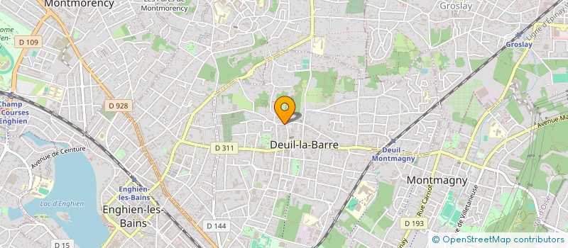 localisation de l'entreprise SYND COPRO 9 RUE HAUTE  DEUIL-LA-BARRE