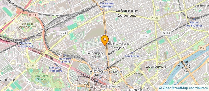 localisation de l'entreprise SYND COPRO 91 MARCHAND 18 DIEPPE à COURBEVOIE