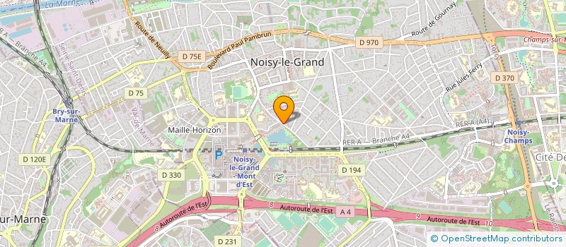 localisation de l'entreprise SYND COPRO 91 R DU DR SUREAU  NOISY-LE-GRAND