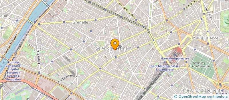 localisation de l'entreprise SYND COPRO 91 RUE BLOMET 75015 PARIS  PARIS
