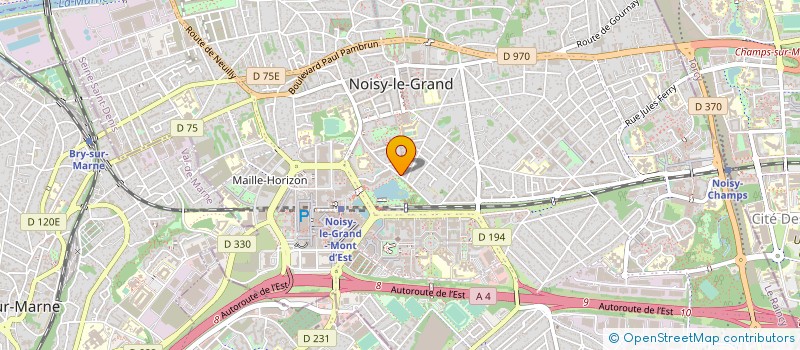 localisation de l'entreprise SYND COPRO 93 95 R DU DR SUREAU  NOISY-LE-GRAND