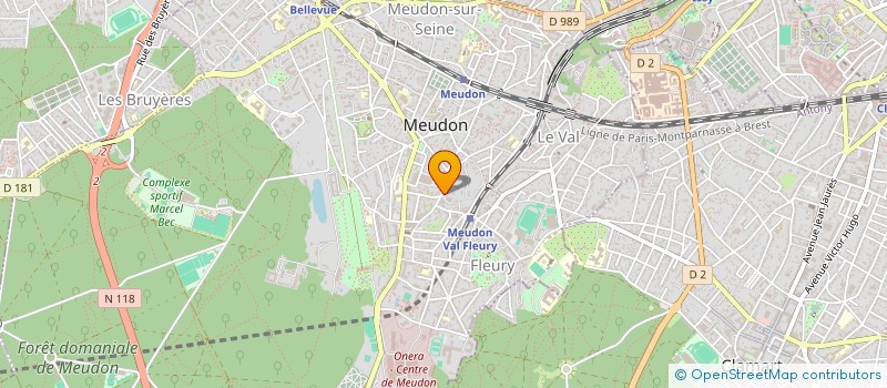 localisation de l'entreprise SYND COPRO 93 R DE PARIS à MEUDON