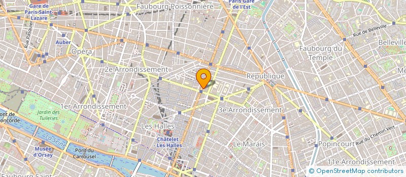 localisation de l'entreprise SYND COPRO 94 BD SEBASTOPOL  PARIS