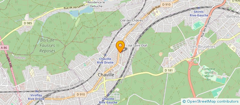localisation de l'entreprise SYND COPRO 947 A 961 AV. ROGER SALENGRO à CHAVILLE