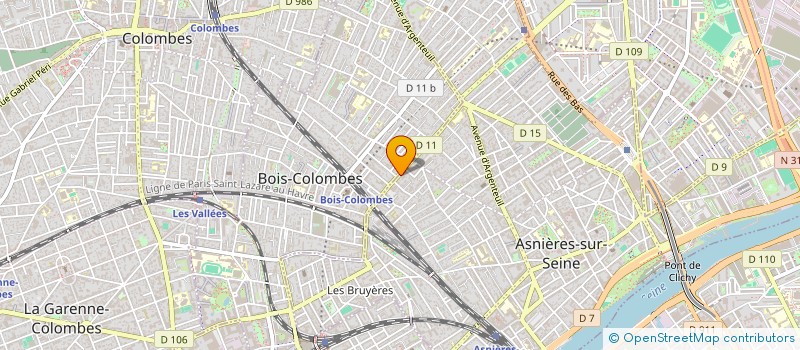 localisation de l'entreprise SYND COPRO 96 RUE DES BOURGUIGNONS  ASNIERES-SUR-SEINE