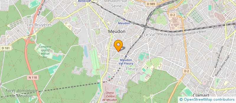 localisation de l'entreprise SYND COPRO 97 R DE PARIS à MEUDON