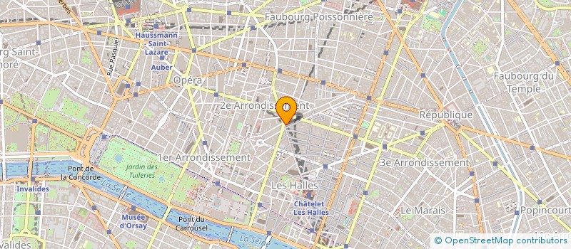 localisation de l'entreprise SYND COPRO 98-100 RUE MONTMARTRE  PARIS