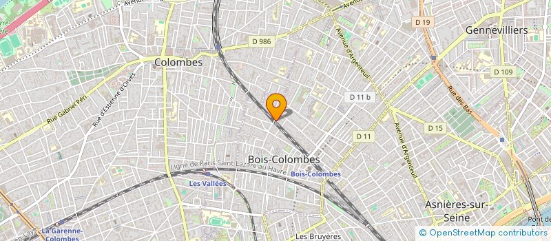 localisation de l'entreprise SYND COPRO 98 AV VERDUN 92 BOIS-COLOMBES à BOIS-COLOMBES