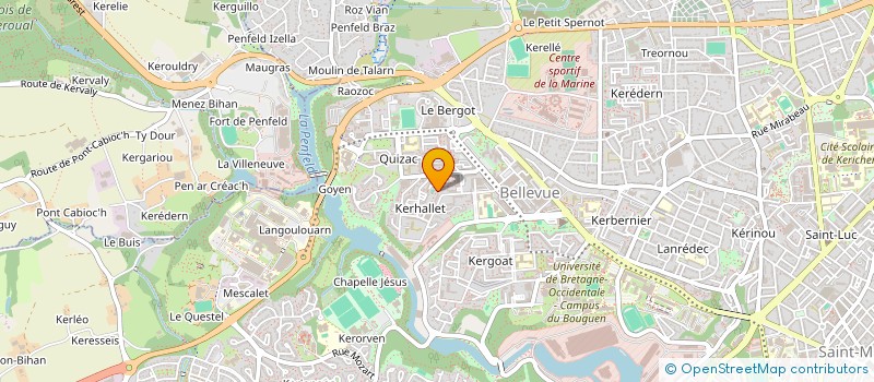 localisation de l'entreprise SYND COPRO AC 5 SQ DU POITOU à BREST