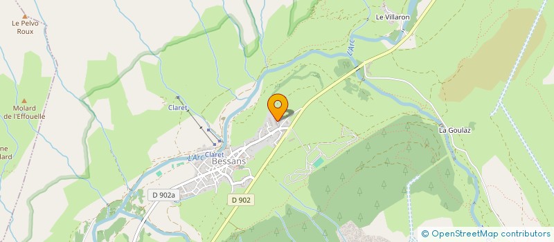 localisation de l'entreprise SYND COPRO ALBARON  BESSANS