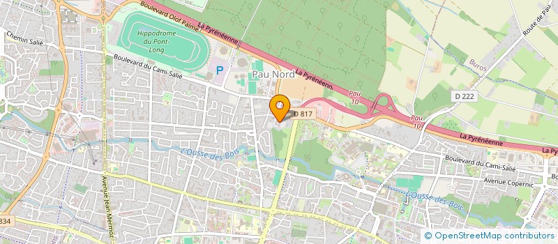 localisation de l'entreprise SYND COPRO ALL SUITE APPART PAU à PAU
