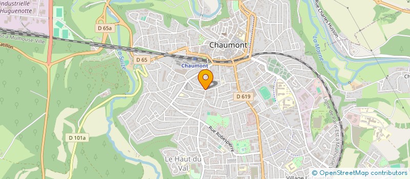 localisation de l'entreprise SYND COPRO ALPHANDERY-MARESCHAL à CHAUMONT