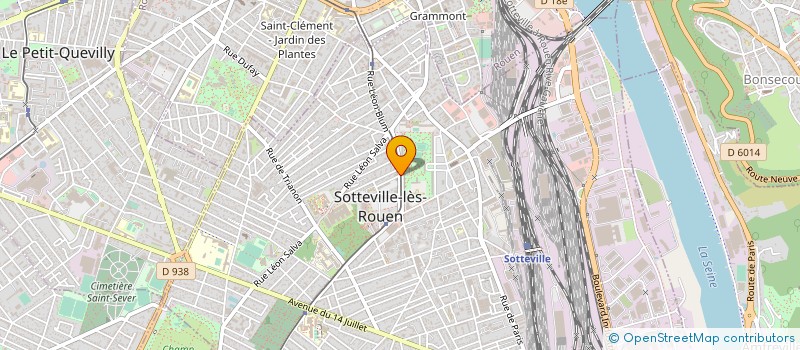 localisation de l'entreprise SYND COPRO ANJOU  SOTTEVILLE-LES-ROUEN