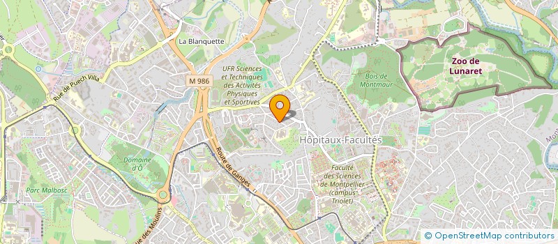 localisation de l'entreprise SYND COPRO ARC EN CIEL à MONTPELLIER