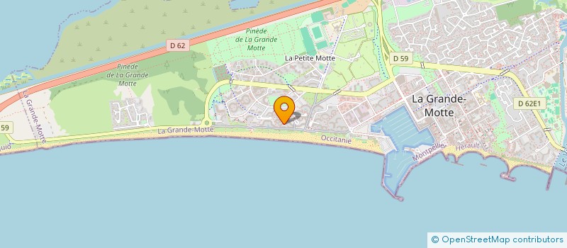 localisation de l'entreprise SYND COPRO ARENA  LA GRANDE MOTTE