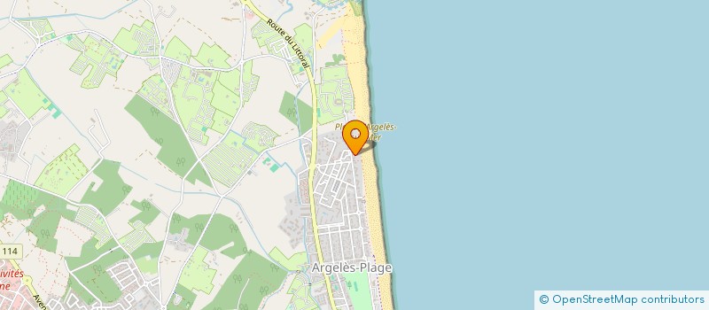 localisation de l'entreprise SYND COPRO ARENA DE ORO  ARGELES SUR MER