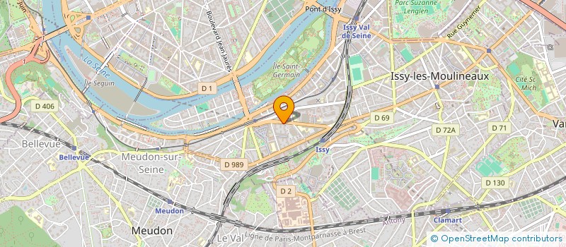 localisation de l'entreprise SYND COPRO ARISTIDE BRIAND-HAUSMAN MADEL à ISSY-LES-MOULINEAUX