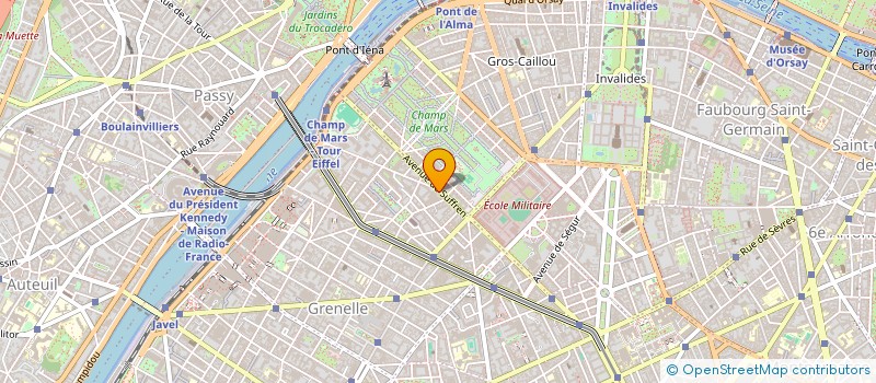 localisation de l'entreprise SYND COPRO ASL 70 B AV DE SUFFREN  PARIS