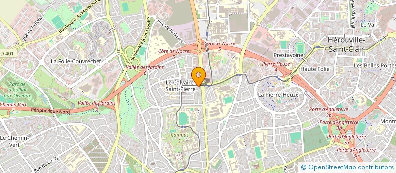 localisation de l'entreprise SYND COPRO ASTREE à CAEN