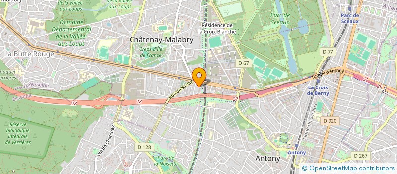 localisation de l'entreprise SYND COPRO AV D'ANTONY PROLONGEE  CHATENAY-MALABRY