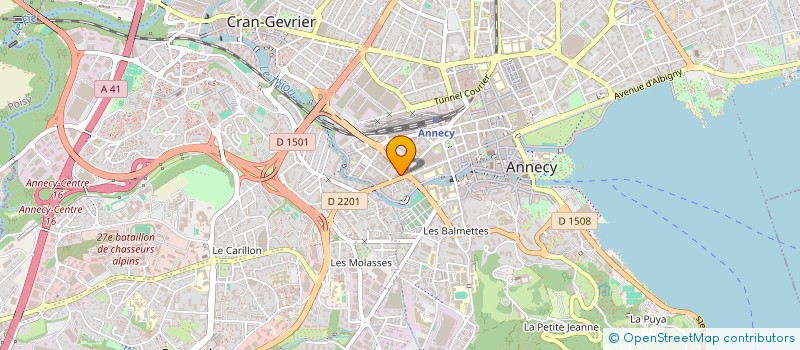 localisation de l'entreprise SYND COPRO AV DE CHAMBERY  ANNECY