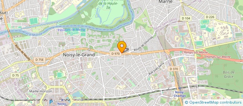 localisation de l'entreprise SYND COPRO AV EMILE COSSONNEAU  NOISY-LE-GRAND