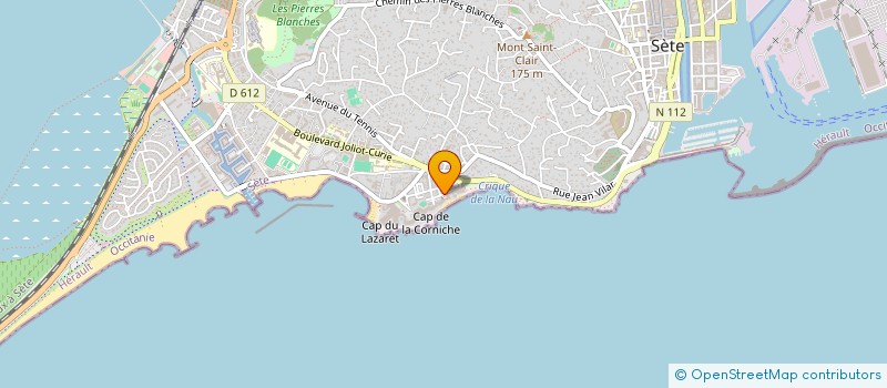 localisation de l'entreprise SYND COPRO BALCONS DE LA MER  SETE