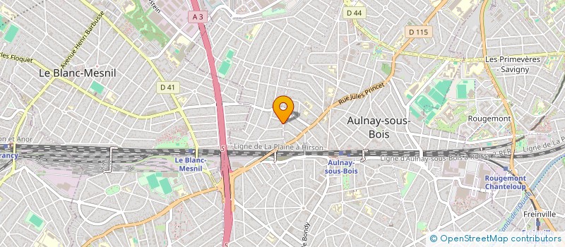 localisation de l'entreprise SYND COPRO BALSSA 25 BD LEFEVRE à AULNAY-SOUS-BOIS