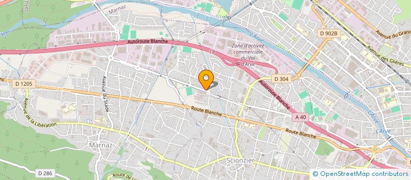 localisation de l'entreprise SYND COPRO BAT A 3  SCIONZIER