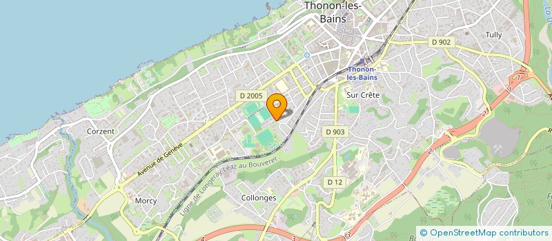 localisation de l'entreprise SYND COPRO BEAU SITE à THONON-LES-BAINS