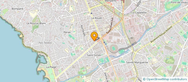 localisation de l'entreprise SYND COPRO BEAU SOLEIL 4 RUE GABRIEL à MARSEILLE
