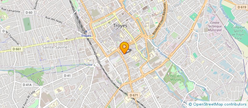 localisation de l'entreprise SYND COPRO BELGRAND-BROSSOLETTE  TROYES