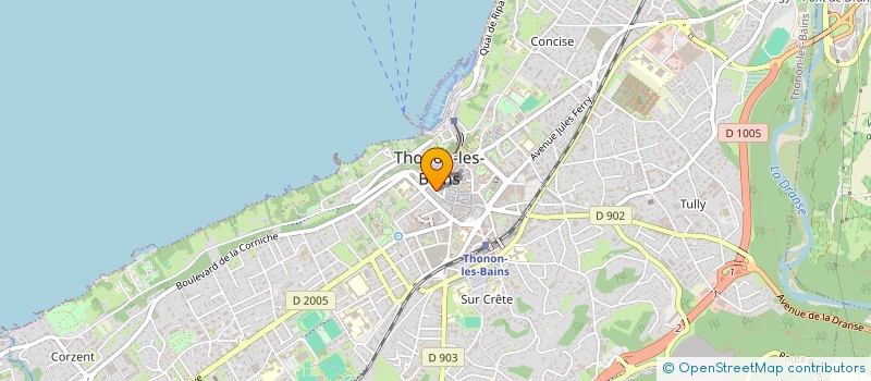 localisation de l'entreprise SYND COPRO BELLE ET RENARD à THONON-LES-BAINS