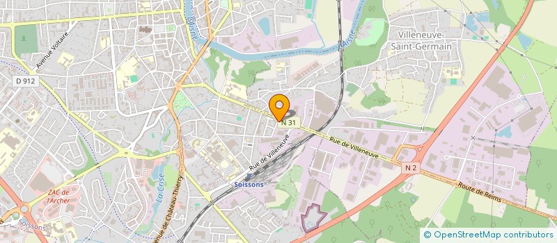 localisation de l'entreprise SYND COPRO BOILEAU REIMS à SOISSONS