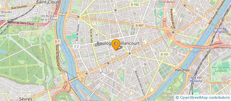 localisation de l'entreprise SYND COPRO CARNOT à BOULOGNE-BILLANCOURT