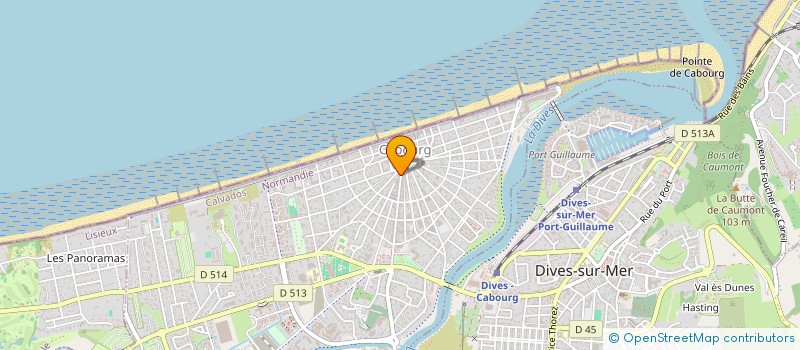 localisation de l'entreprise SYND COPRO CASINO  CABOURG